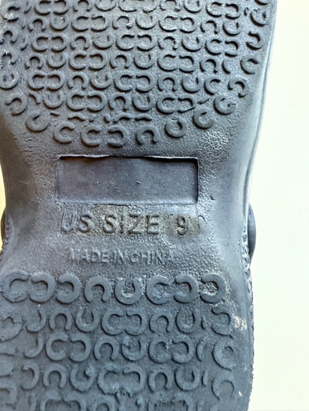 Crocs-Style Kids Navy and Teal Clog Sandals with Shark Charm - Picture 5 of 5